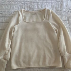 Madewell cream top